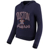 Houston Astros   Women's Cozy Steadfast Tri-Blend Pullover Hoodie - Navy
