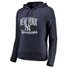 New York Yankees   Women's Cozy Steadfast Tri-Blend Pullover Hoodie - Navy