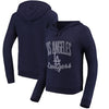 Los Angeles Dodgers   Women's Cozy Steadfast Tri-Blend Pullover Hoodie - Navy