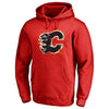 Calgary Flames   Splatter Logo Pullover Hoodie - Red