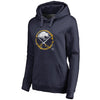 Buffalo Sabres   Women's Splatter Logo Plus Size Pullover Hoodie - Navy