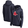 Boston Red Sox   Women's Splatter Logo Pullover Hoodie - Navy