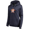 Houston Astros   Women's Splatter Logo Pullover Hoodie - Navy