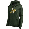 Oakland Athletics   Women's Splatter Logo Pullover Hoodie - Green