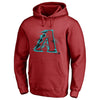 Arizona Diamondbacks   Splatter Logo Pullover Hoodie - Red
