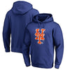 New York Mets   Splatter Logo Pullover Hoodie - Royal