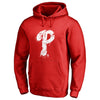 Philadelphia Phillies   Splatter Logo Pullover Hoodie - Red