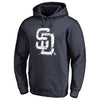 San Diego Padres   Splatter Logo Pullover Hoodie - Navy