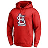 St. Louis Cardinals   Splatter Logo Pullover Hoodie - Red