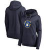 Milwaukee Brewers   Women's Splatter Logo Pullover Hoodie - Navy