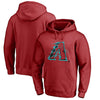 Arizona Diamondbacks   Splatter Logo Pullover Hoodie - Red