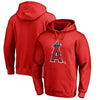 Los Angeles Angels   Splatter Logo Pullover Hoodie - Red