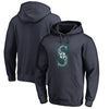 Seattle Mariners   Splatter Logo Pullover Hoodie - Navy