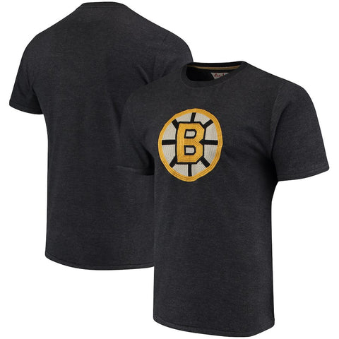 Boston Bruins Red Jacket Hillwood T-Shirt - Heathered Black