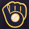 Milwaukee Brewers JH Design Women's Embroidered Logo All-Wool Jacket