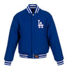 Los Angeles Dodgers JH Design Women's Embroidered Logo All-Wool Jacket