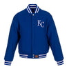 Kansas City Royals JH Design Women's Embroidered Logo All-Wool Jacket
