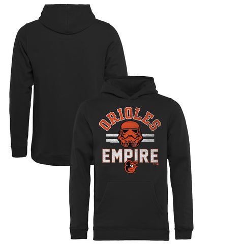 Baltimore Orioles   Youth MLB Star Wars Empire Pullover Hoodie