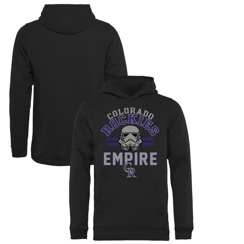 Colorado Rockies   Youth MLB Star Wars Empire Pullover Hoodie