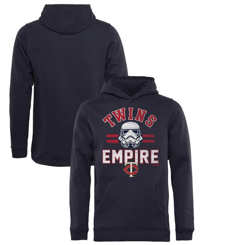 Minnesota Twins   Youth MLB Star Wars Empire Pullover Hoodie