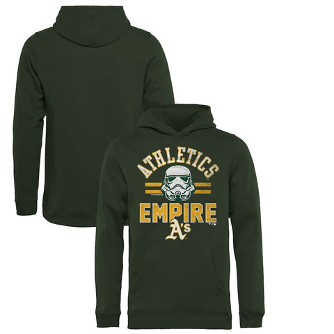 Oakland Athletics   Youth MLB Star Wars Empire Pullover Hoodie