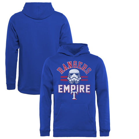 Texas Rangers   Youth MLB Star Wars Empire Pullover Hoodie