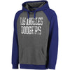Los Angeles Dodgers   Straight Out Two-Tone Pullover Hoodie