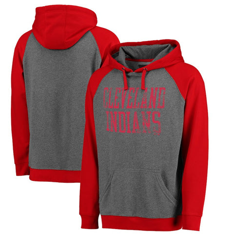 Cleveland Indians   Straight Out Two-Tone Pullover Hoodie