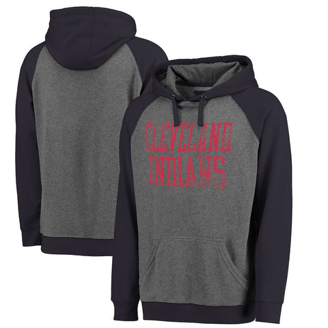 Cleveland Indians   Straight Out Two-Tone Pullover Hoodie