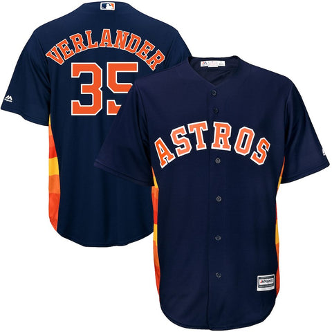 Justin Verlander Houston Astros Majestic Official Cool Base Player Jersey