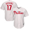 Rhys Hoskins Philadelphia Phillies Majestic Home Official Cool Base Player Jersey