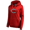 Cincinnati Reds   Women's Static Logo Pullover Hoodie - Red