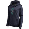 Seattle Mariners   Women's Static Logo Pullover Hoodie - Navy