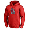 St. Louis Cardinals   Static Logo Pullover Hoodie - Red