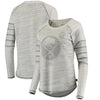Buffalo Sabres CCM Women's Raglan Long Sleeve T-Shirt - Cream