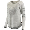 Buffalo Sabres CCM Women's Raglan Long Sleeve T-Shirt - Cream