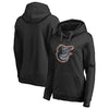 Baltimore Orioles   Women's Static Logo Pullover Hoodie - Black