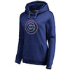 Chicago Cubs   Women's Static Logo Pullover Hoodie - Royal