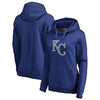Kansas City Royals   Women's Static Logo Pullover Hoodie - Royal