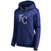 Kansas City Royals   Women's Static Logo Pullover Hoodie - Royal