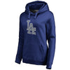 Los Angeles Dodgers   Women's Static Logo Pullover Hoodie - Royal