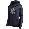 New York Yankees   Women's Static Logo Pullover Hoodie - Navy