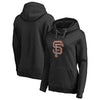 San Francisco Giants   Women's Static Logo Pullover Hoodie - Black