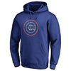 Chicago Cubs   Static Logo Pullover Hoodie - Royal