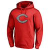 Cincinnati Reds   Static Logo Pullover Hoodie - Red