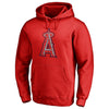 Los Angeles Angels   Static Logo Pullover Hoodie - Red