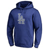 Los Angeles Dodgers   Static Logo Pullover Hoodie - Royal