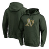 Oakland Athletics   Static Logo Pullover Hoodie - Green