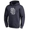 San Diego Padres   Static Logo Pullover Hoodie - Navy