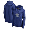 Los Angeles Dodgers   Women's Static Logo Pullover Hoodie - Royal